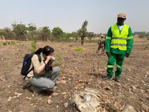 Cb Visiting Mbe After Return Of High Grade Rock Chip Samples