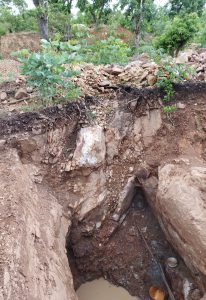 Extensional Vein Within The Main Silicified Shear Vein Crop