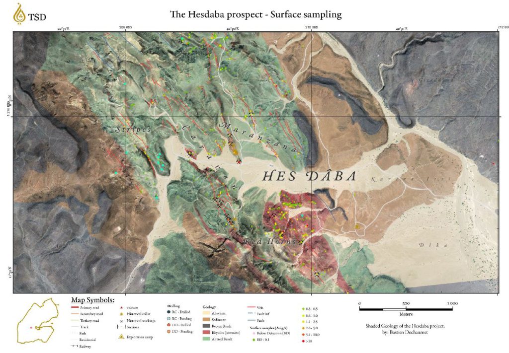 Hesdaba Rock Chip Sampling 3.10.21