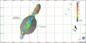 Plan View Of Block Model 2000 Per Oz