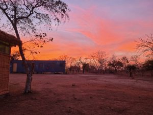 Sunset From Bibemi Camp March 2021