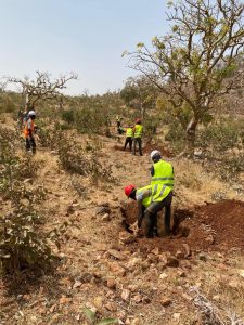 Trench Excavation At Wapouze
